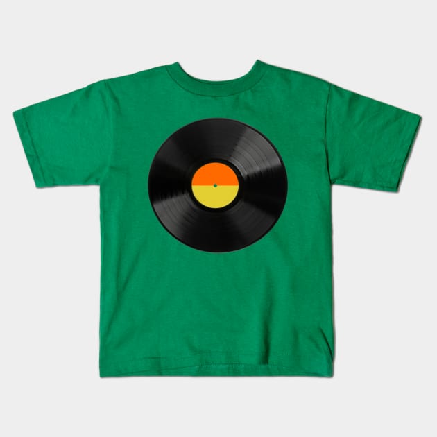 Record Kids T-Shirt by uselessandshiny